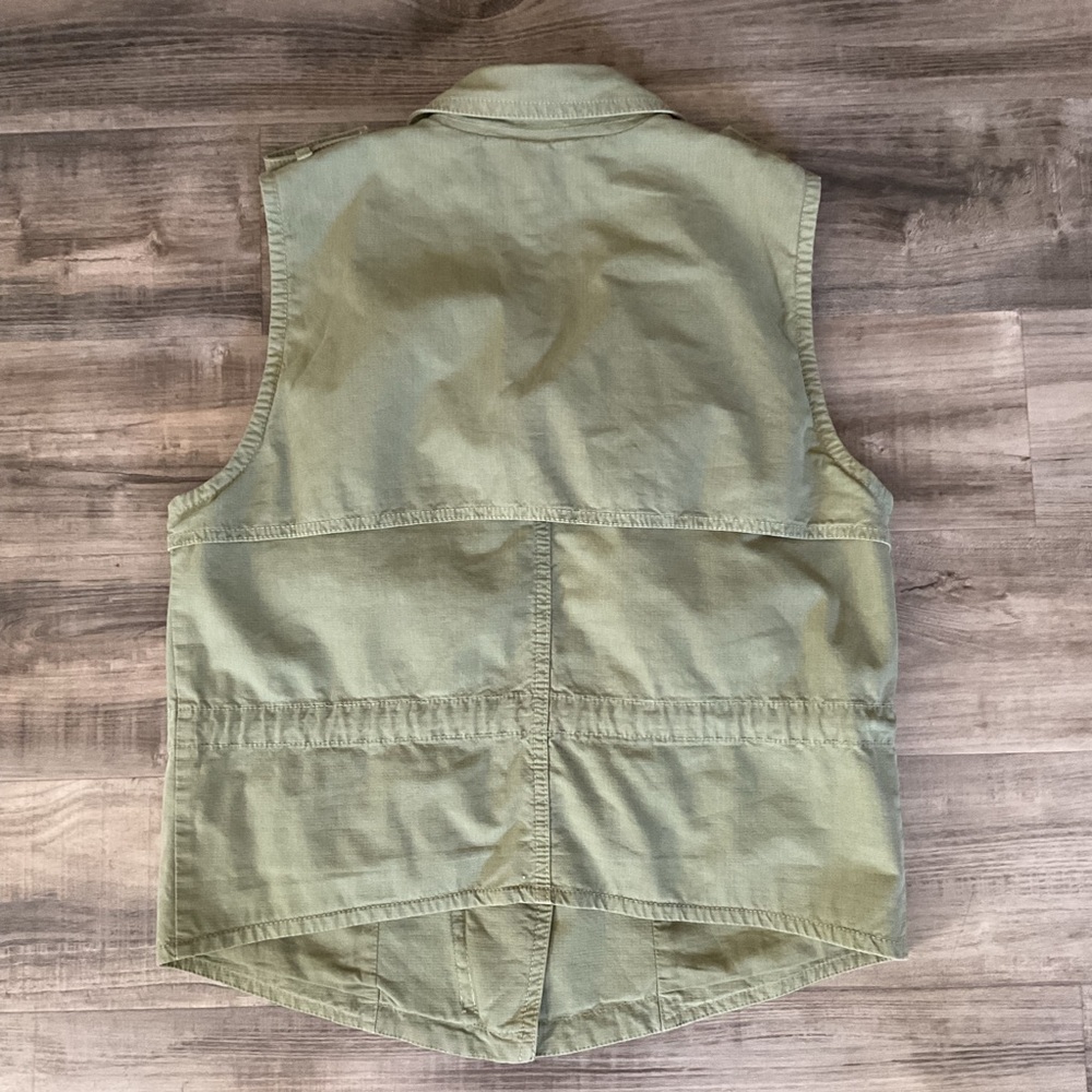 Madewell Modern Safari Utility Vest in Green Medium - Picture 5 of 5